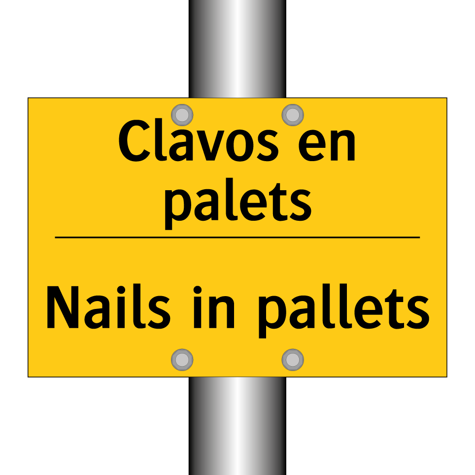 Clavos en palets - Nails in pallets
