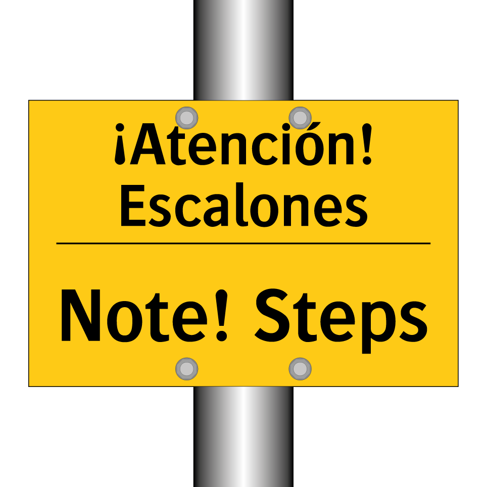 ¡Atención! Escalones - Note! Steps