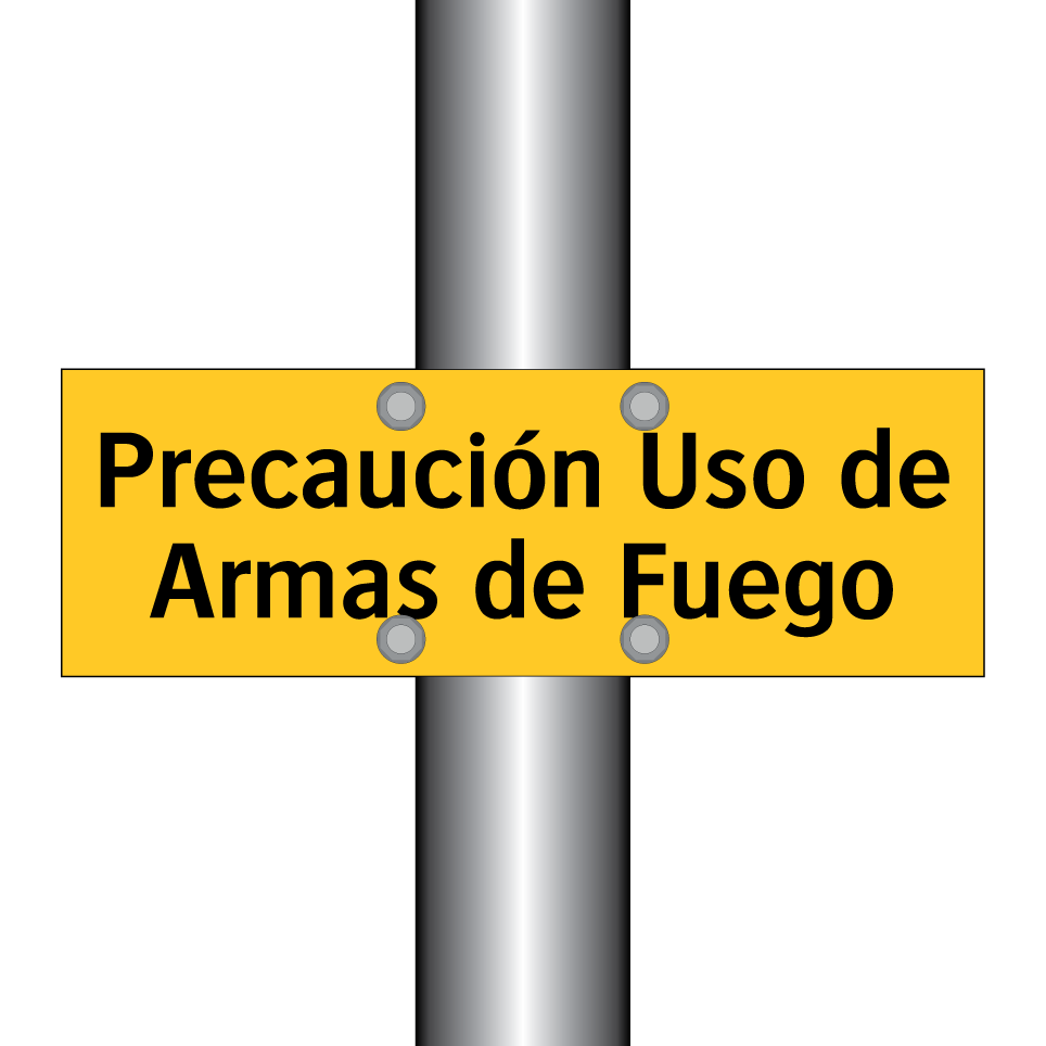 Precaución Uso de Armas de Fuego