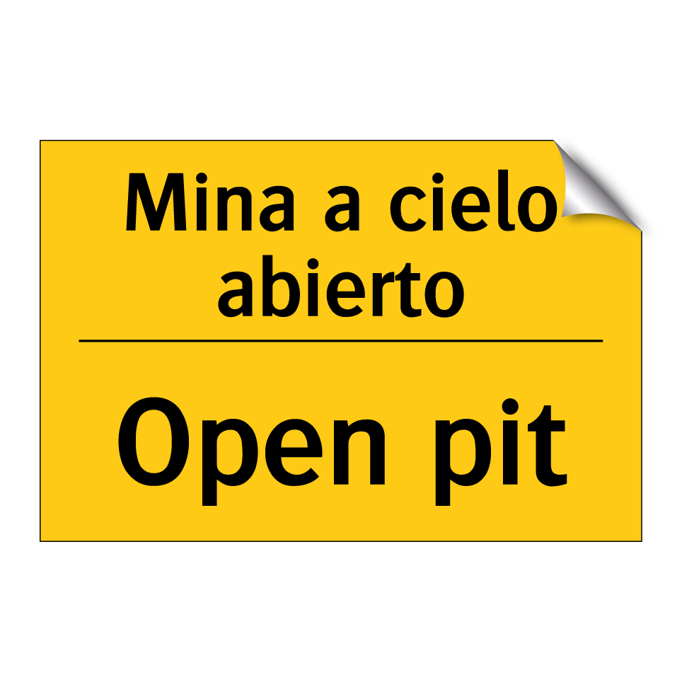Mina a cielo abierto - Open pit