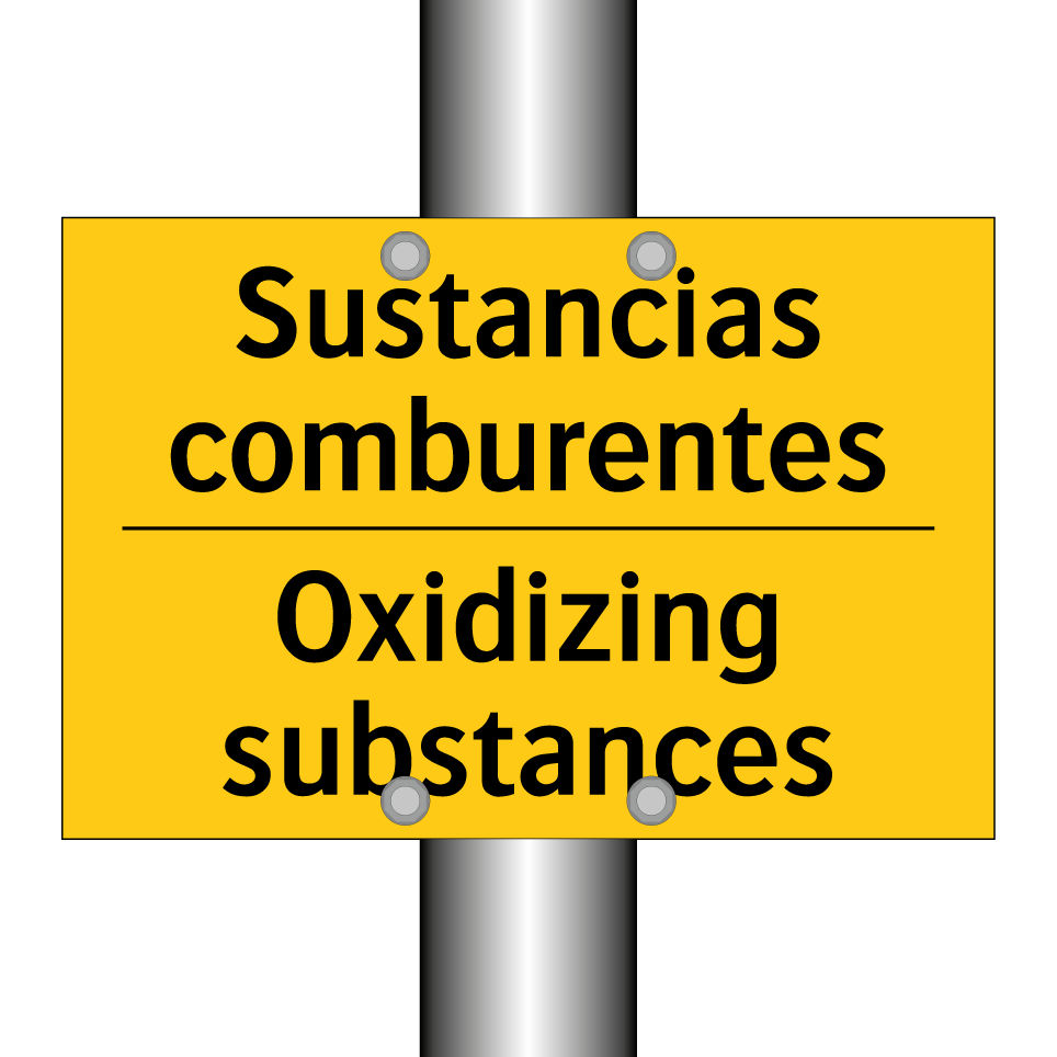 Sustancias comburentes - Oxidizing substances