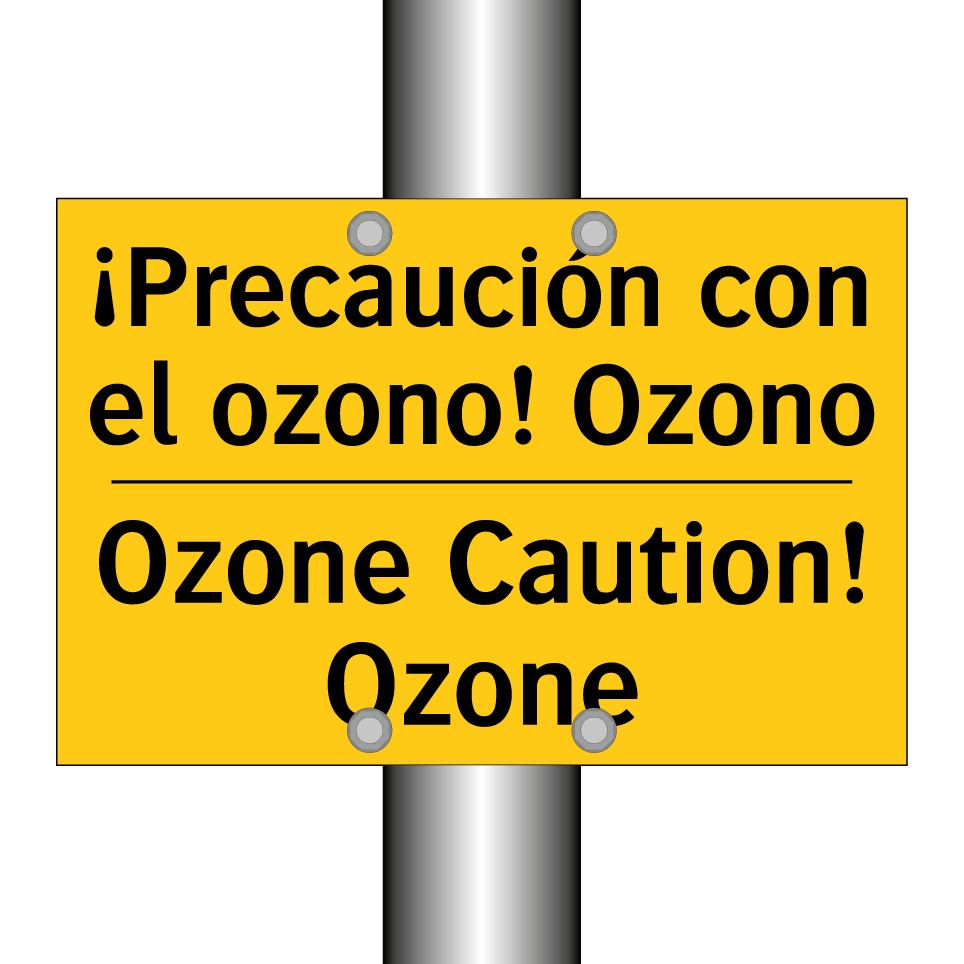 ¡Precaución con el ozono! Ozono - Ozone Caution! Ozone
