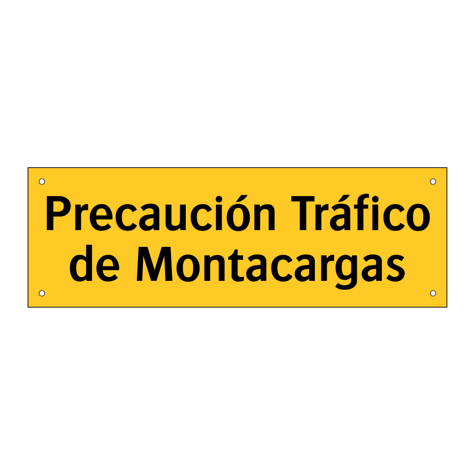 Precaución Tráfico de Montacargas