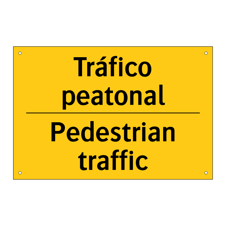 Tráfico peatonal - Pedestrian traffic