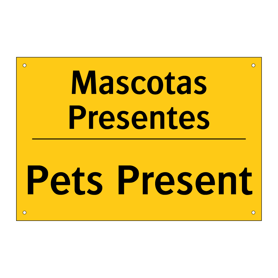 Mascotas Presentes - Pets Present