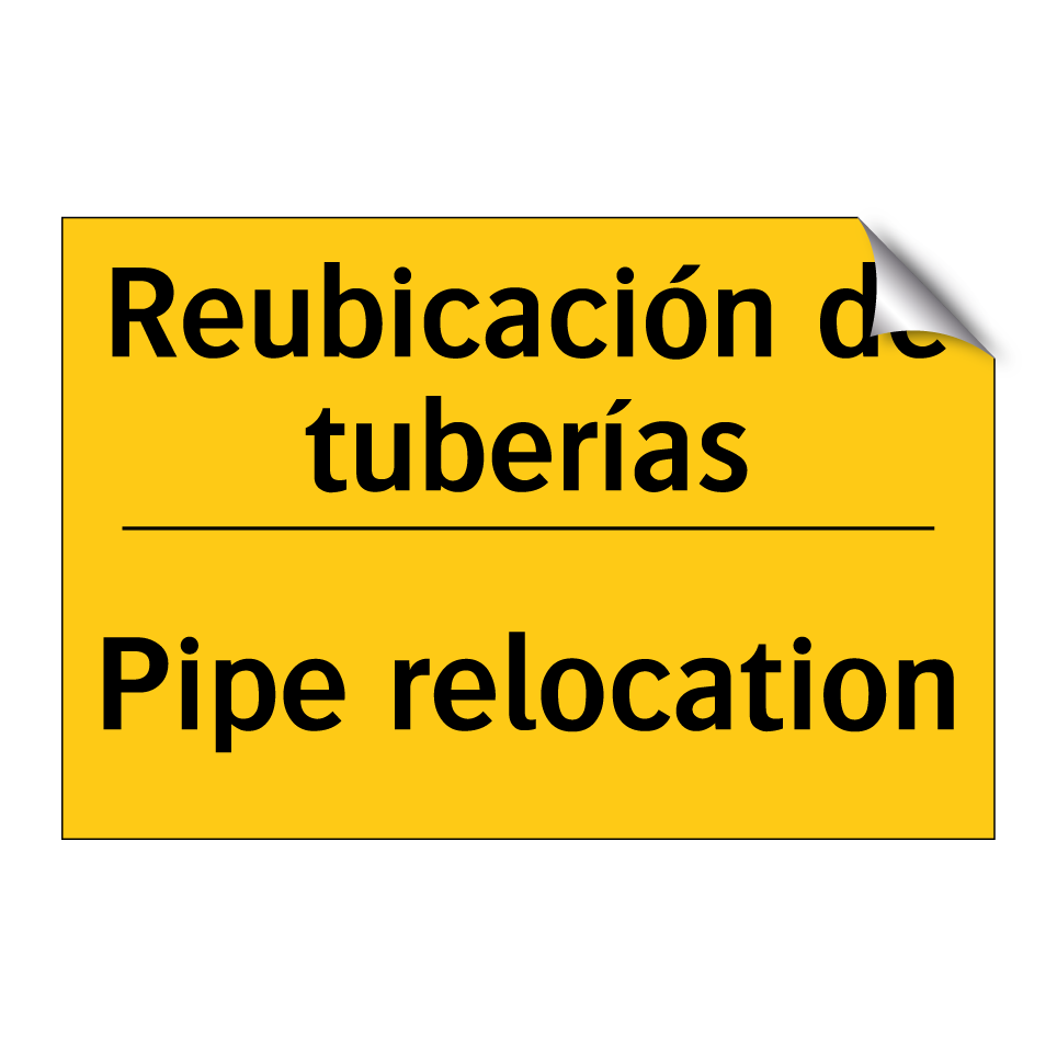 Reubicación de tuberías - Pipe relocation
