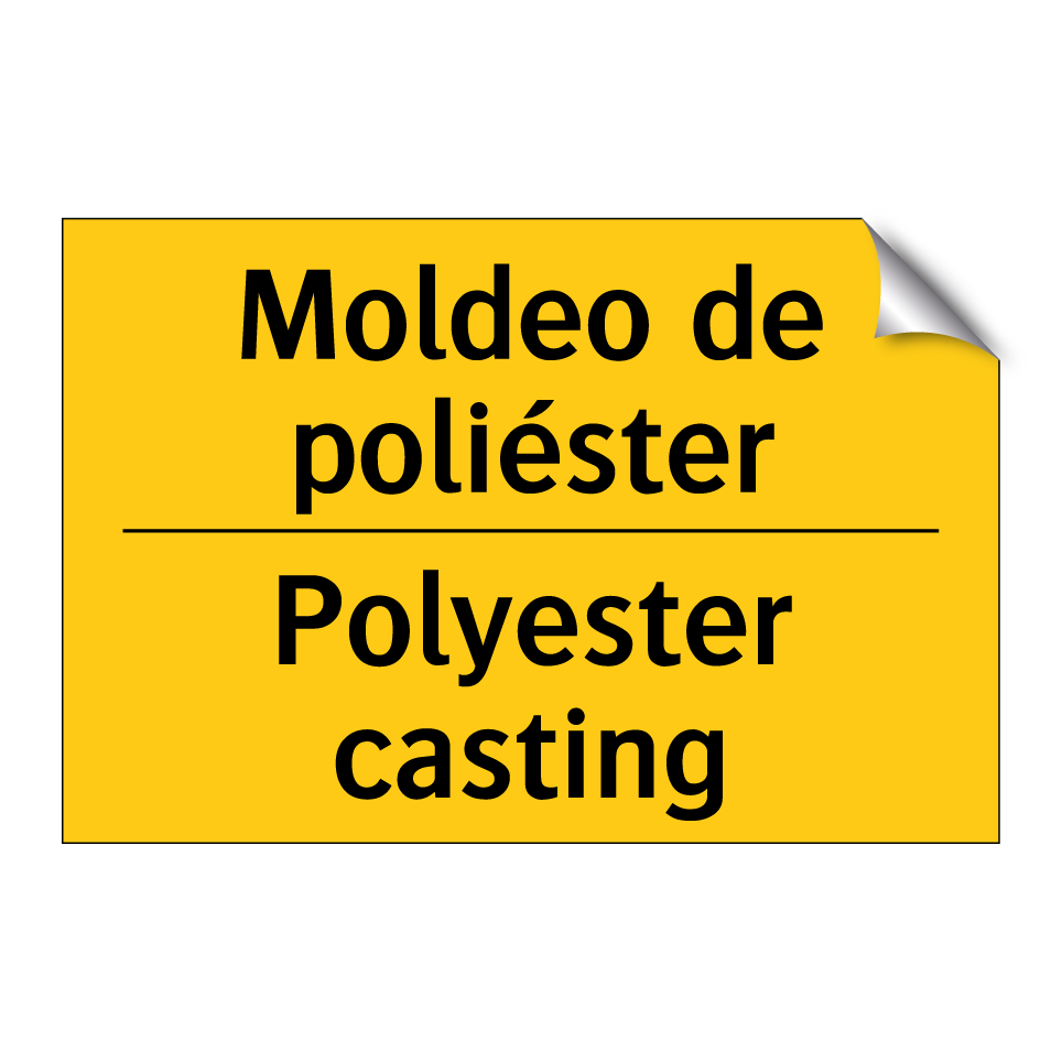 Moldeo de poliéster - Polyester casting