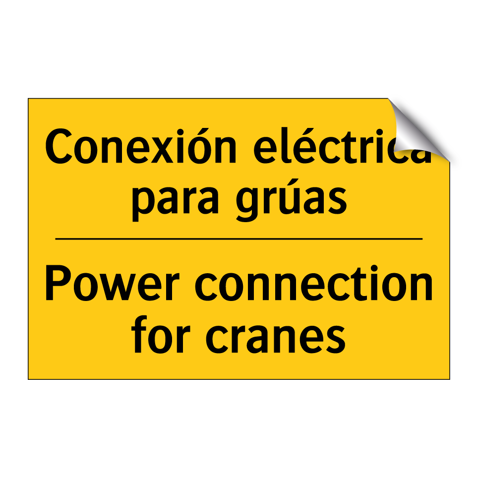 Conexión eléctrica para grúas - Power connection for cranes