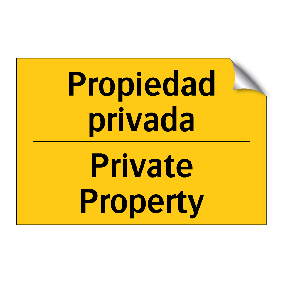 Propiedad privada - Private Property