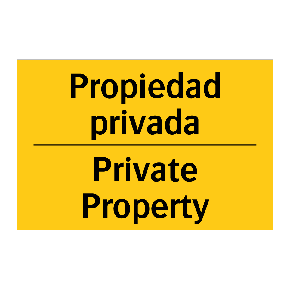 Propiedad privada - Private Property