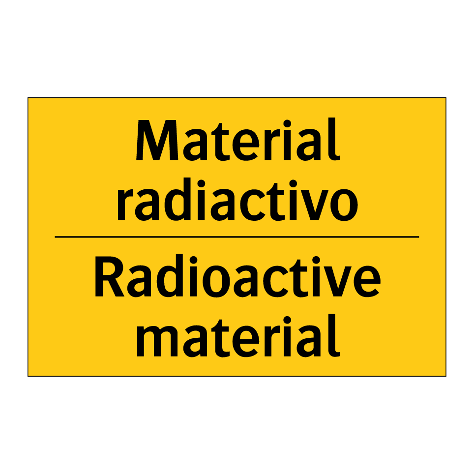 Material radiactivo - Radioactive material