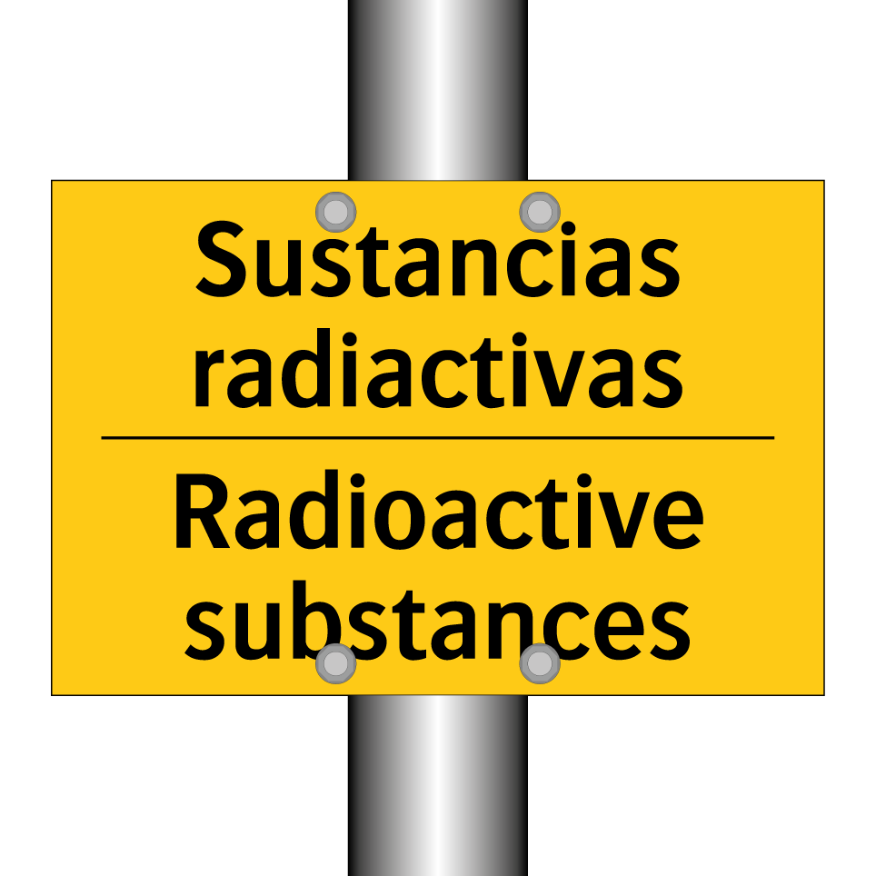 Sustancias radiactivas - Radioactive substances