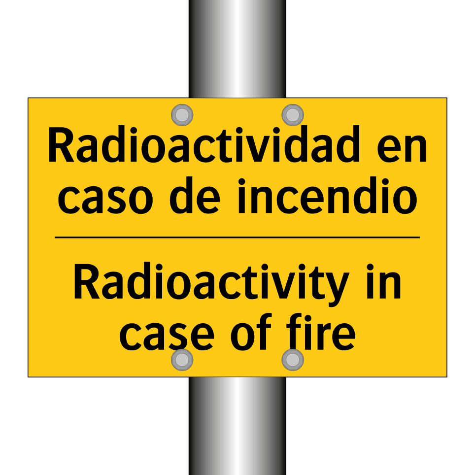 Radioactividad en caso de incendio - Radioactivity in case of fire