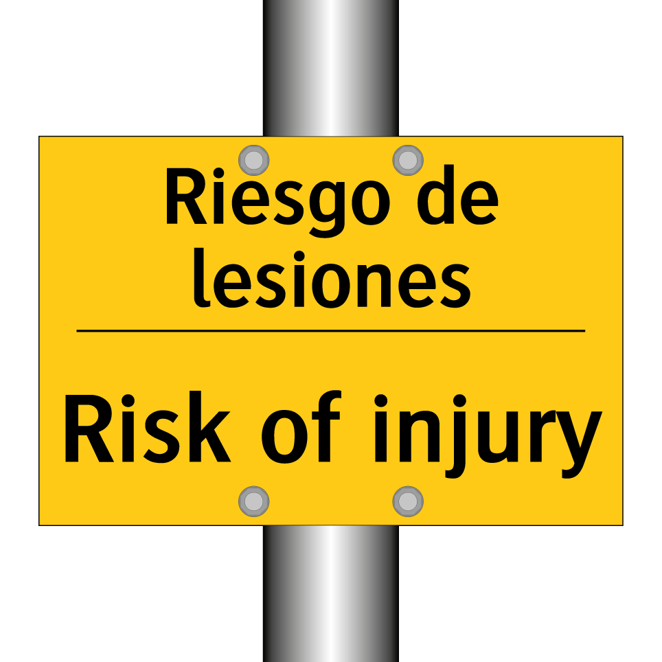 Riesgo de lesiones - Risk of injury