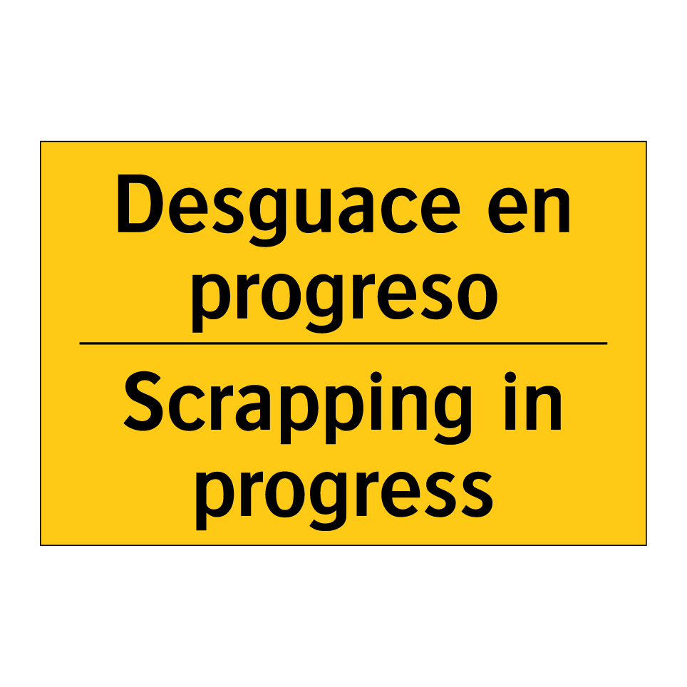 Desguace en progreso - Scrapping in progress