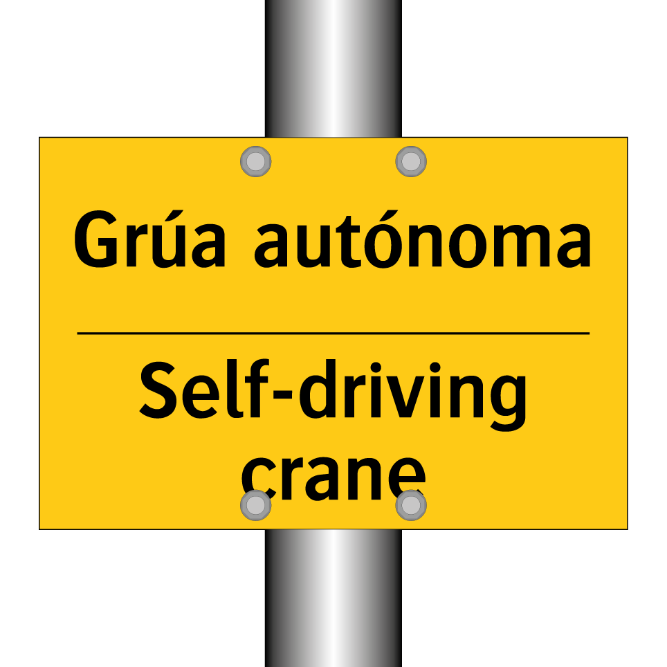 Grúa autónoma - Self-driving crane