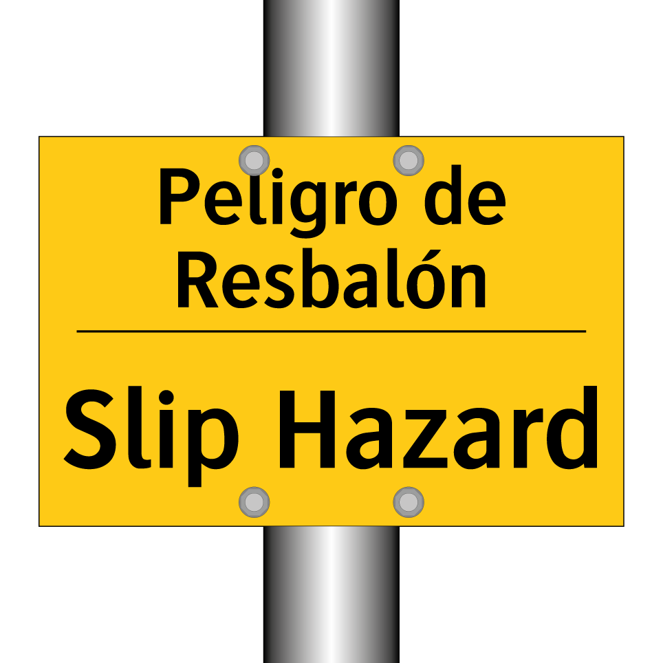 Peligro de Resbalón - Slip Hazard
