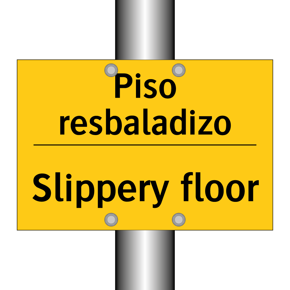 Piso resbaladizo - Slippery floor