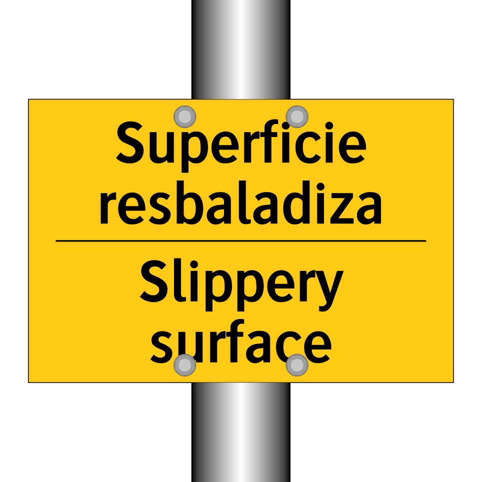Superficie resbaladiza - Slippery surface