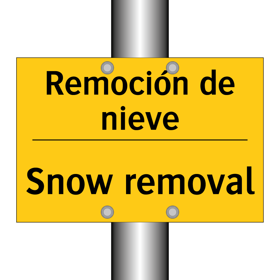Remoción de nieve - Snow removal