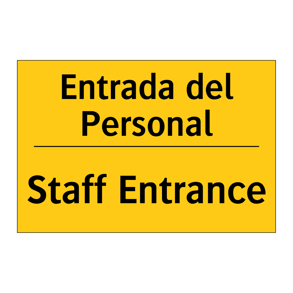 Entrada del Personal - Staff Entrance