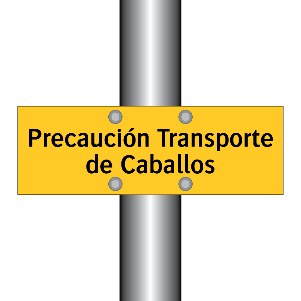 Precaución Transporte de Caballos