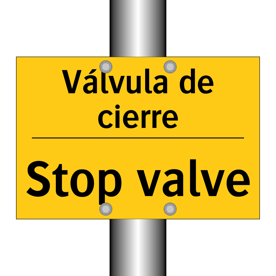 Válvula de cierre - Stop valve