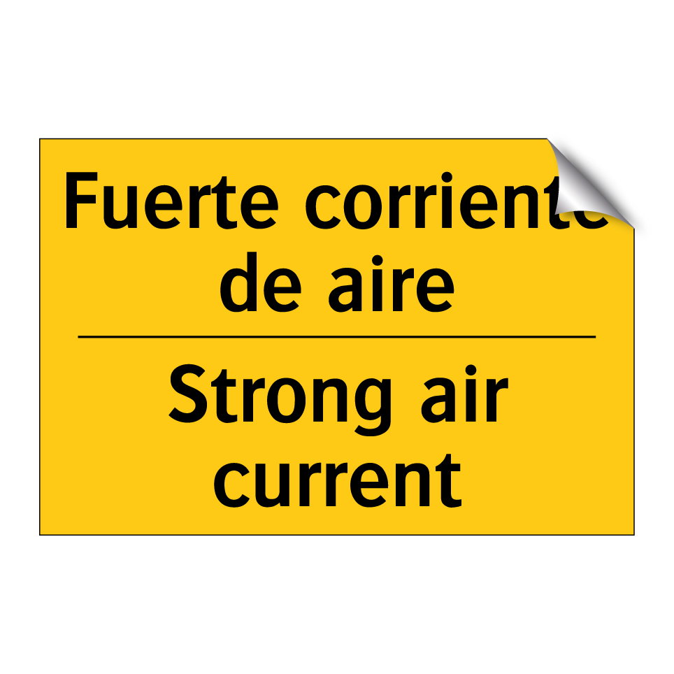 Fuerte corriente de aire - Strong air current