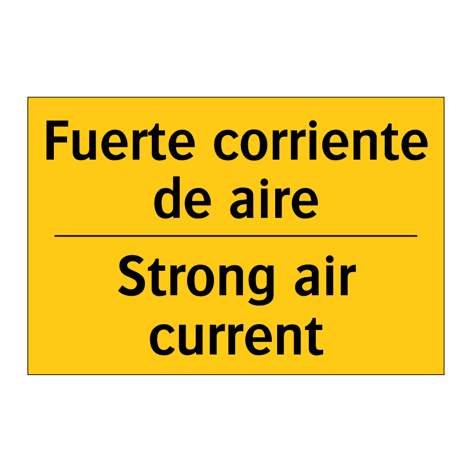 Fuerte corriente de aire - Strong air current