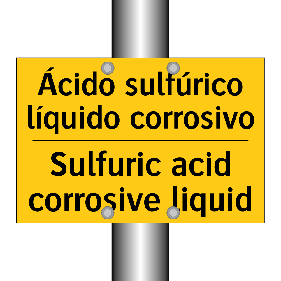 Ácido sulfúrico líquido corrosivo - Sulfuric acid corrosive liquid