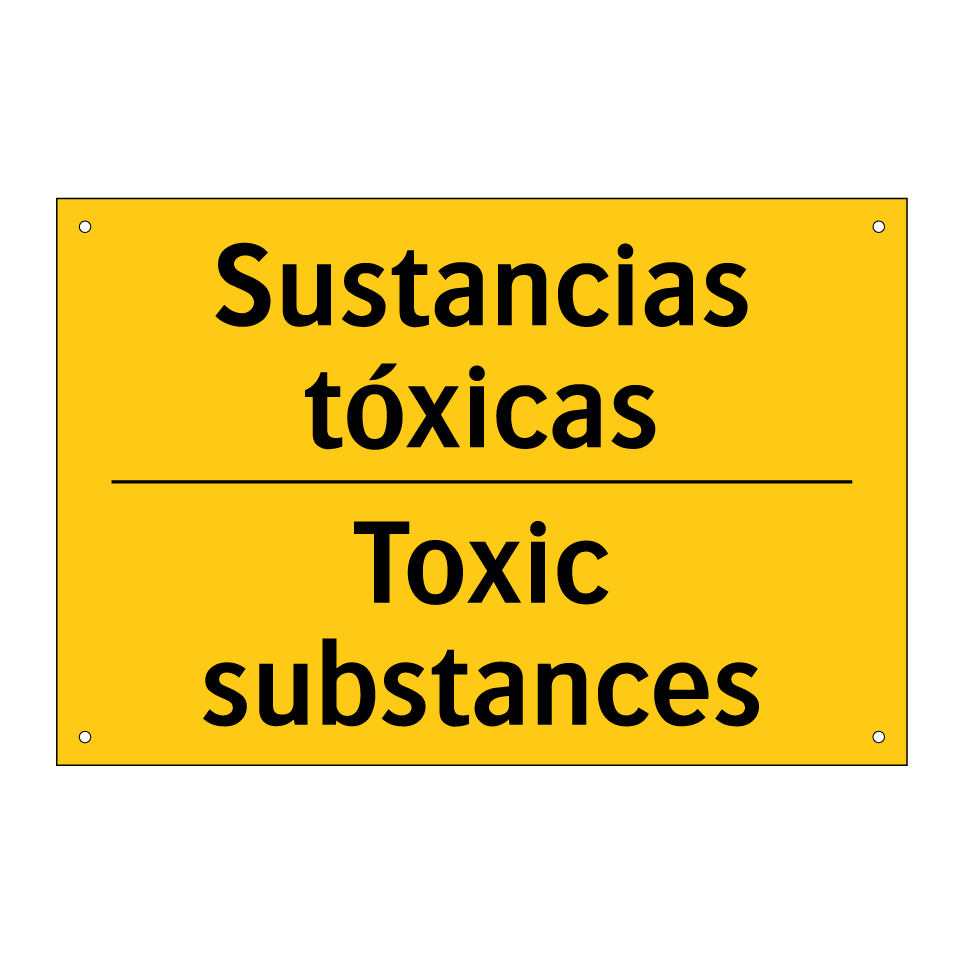 Sustancias tóxicas - Toxic substances