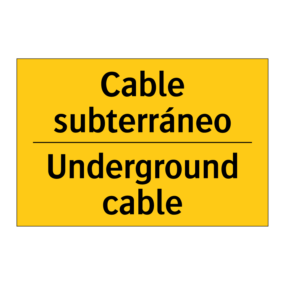 Cable subterráneo - Underground cable