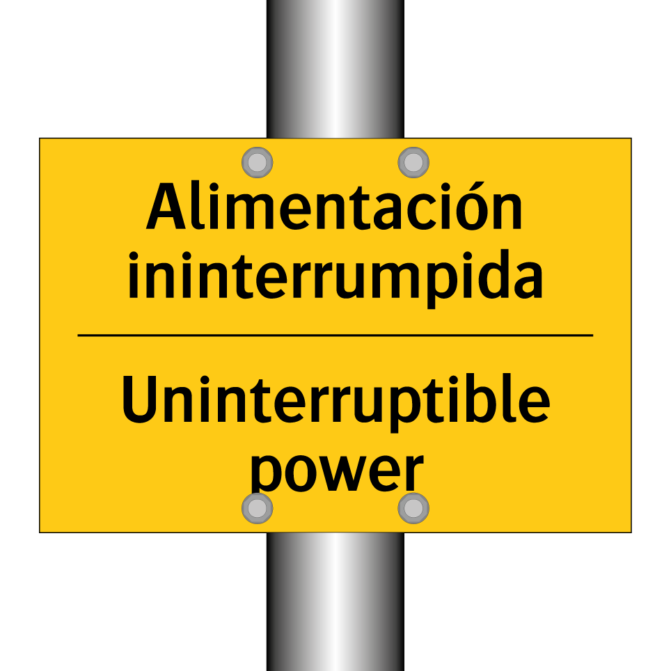 Alimentación ininterrumpida - Uninterruptible power
