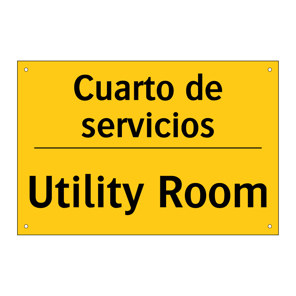 Cuarto de servicios - Utility Room