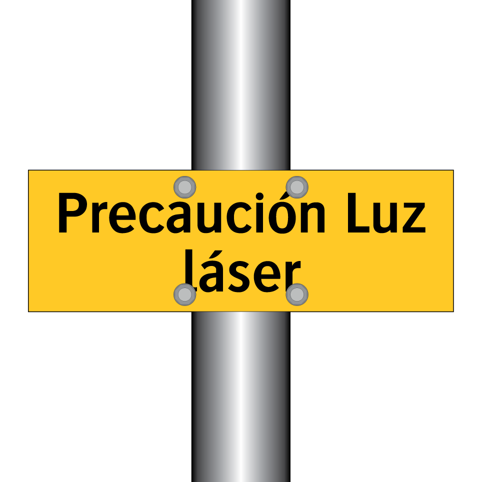 Precaución Luz láser