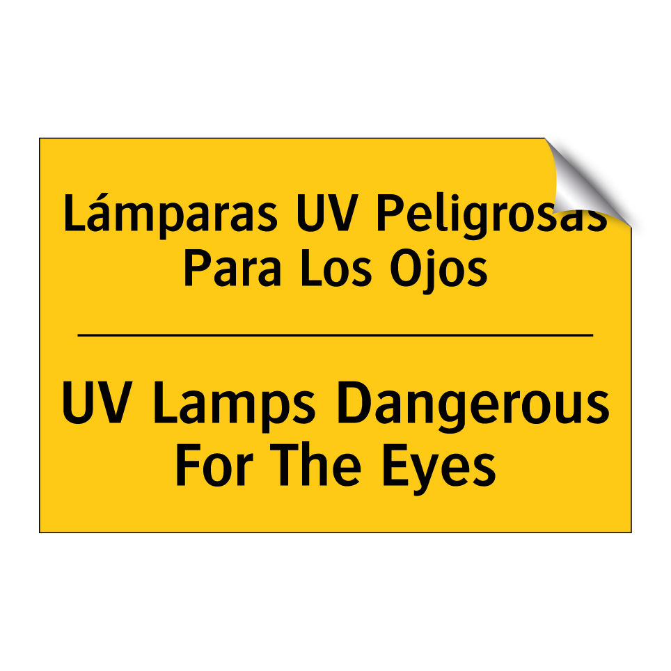 Lámparas UV Peligrosas Para Los Ojos - UV Lamps Dangerous For The Eyes