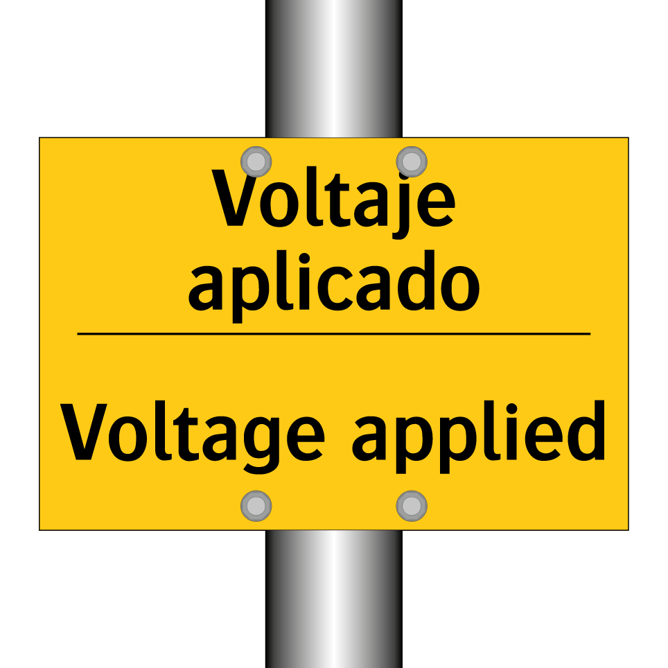 Voltaje aplicado - Voltage applied
