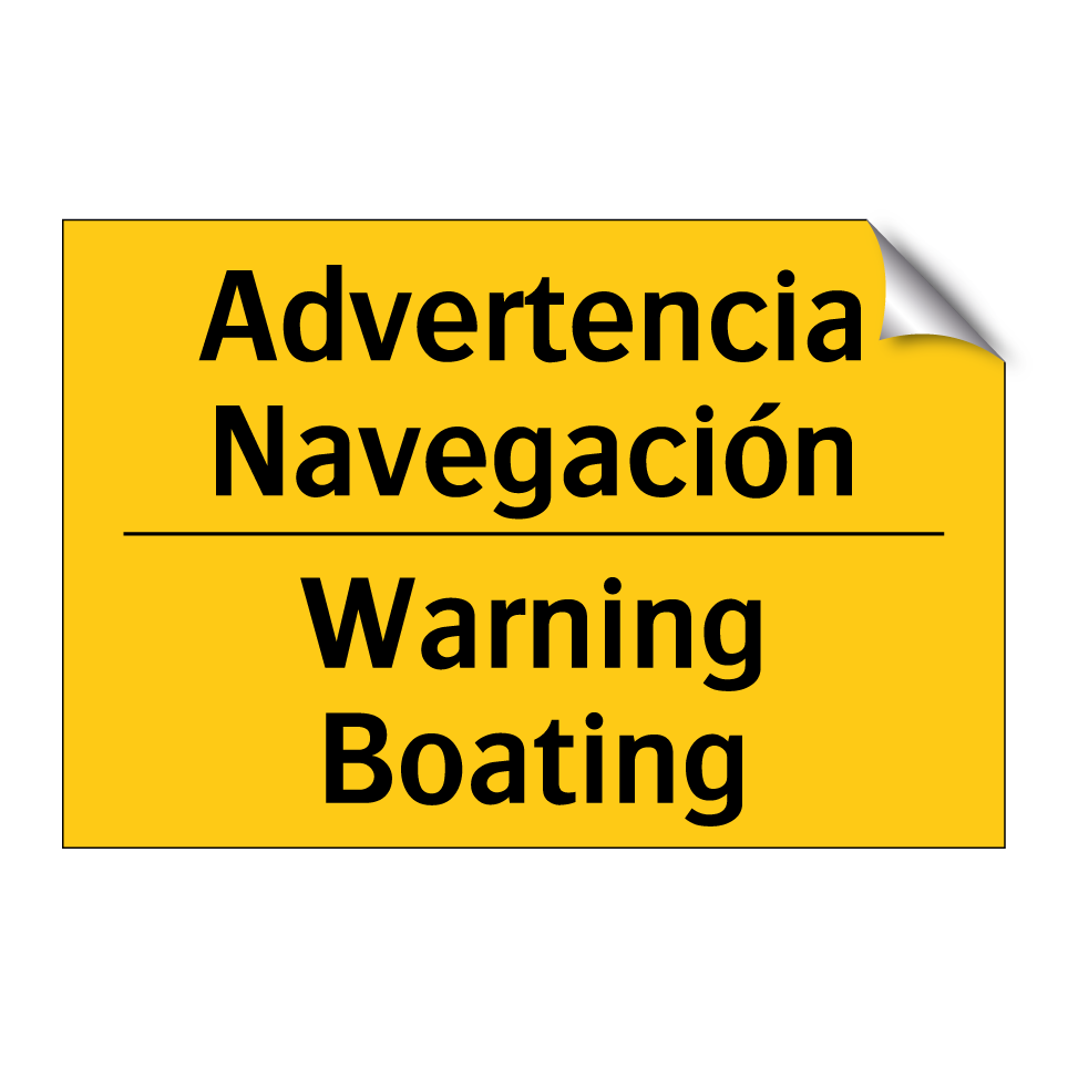 Advertencia Navegación - Warning Boating