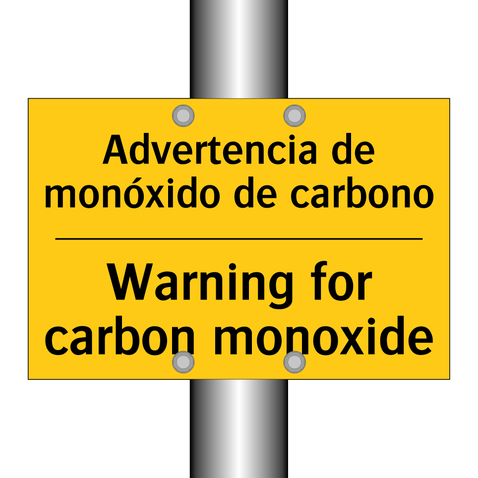 Advertencia de monóxido de carbono - Warning for carbon monoxide