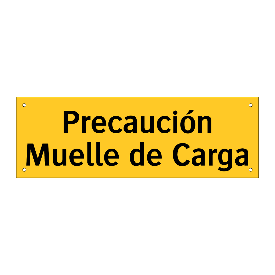 Precaución Muelle de Carga