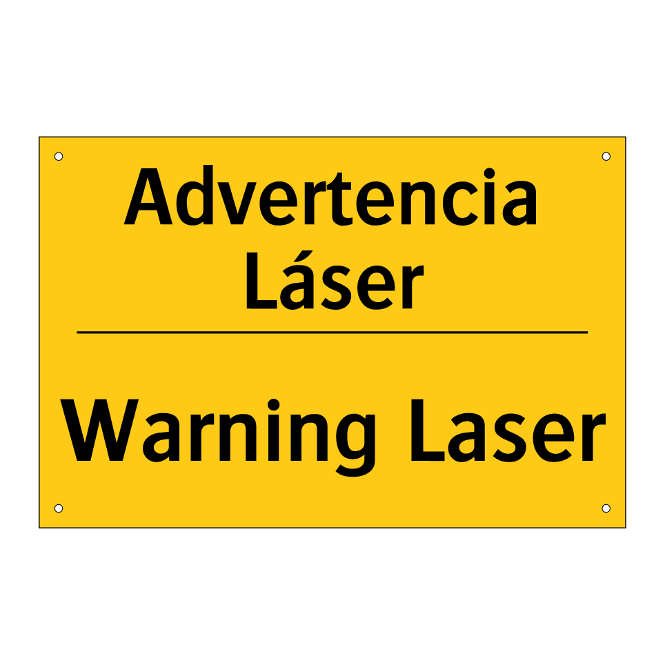 Advertencia Láser - Warning Laser
