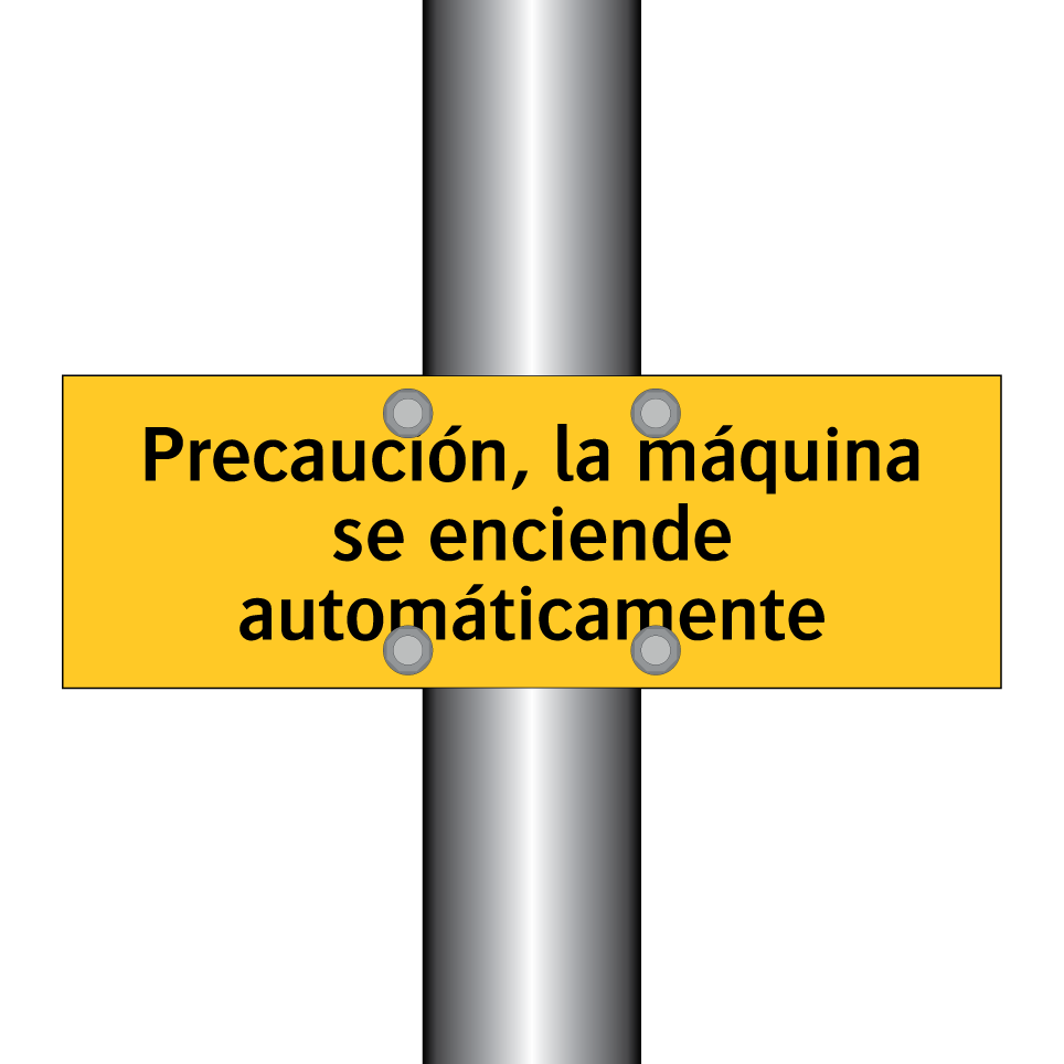 Precaución, la máquina se enciende automáticamente
