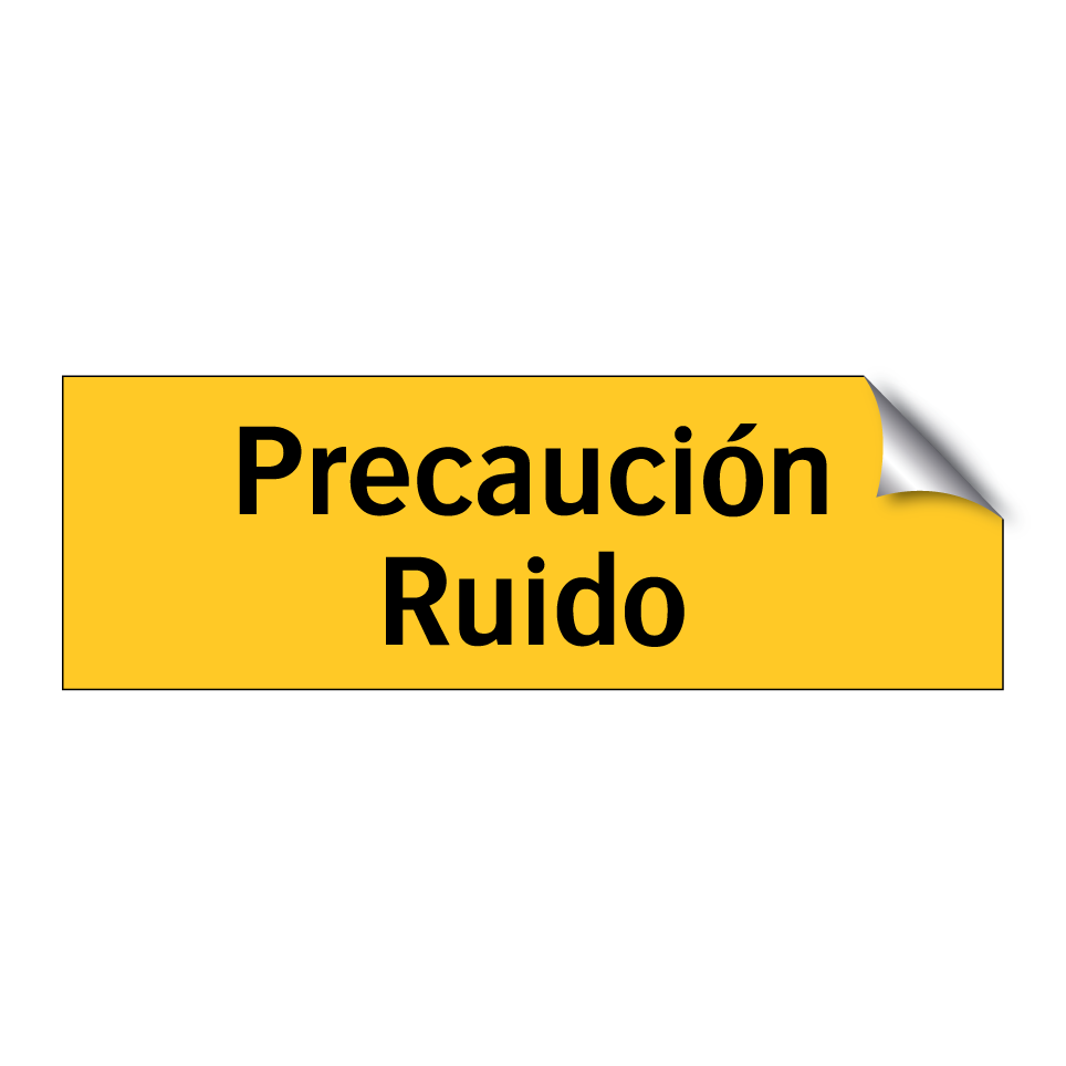 Precaución Ruido