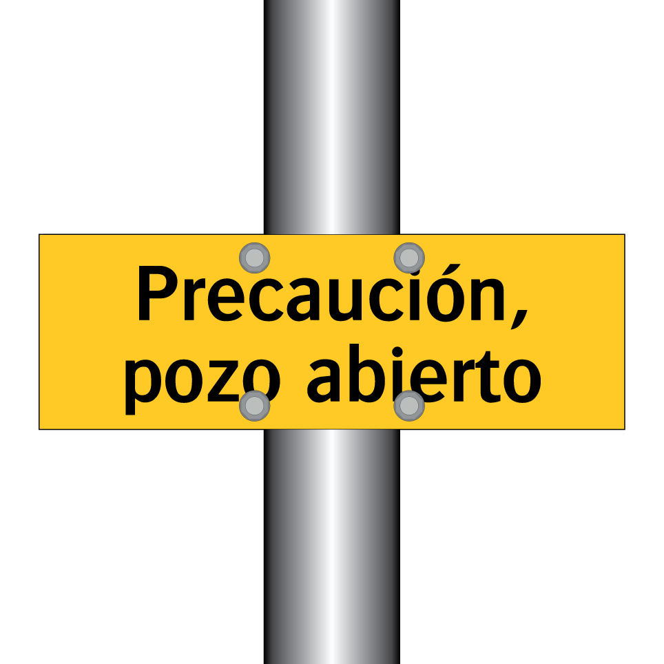 Precaución, pozo abierto
