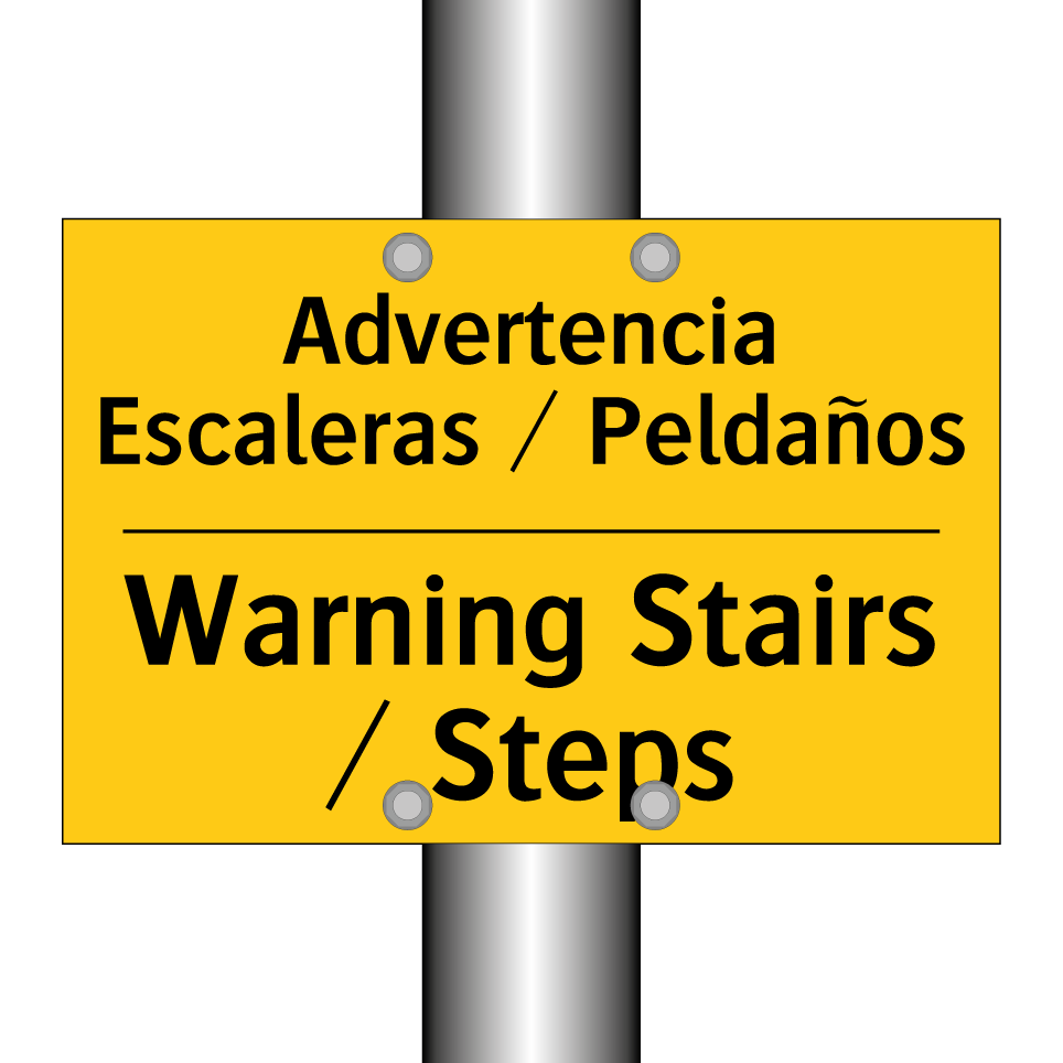 Advertencia Escaleras / Peldaños - Warning Stairs / Steps