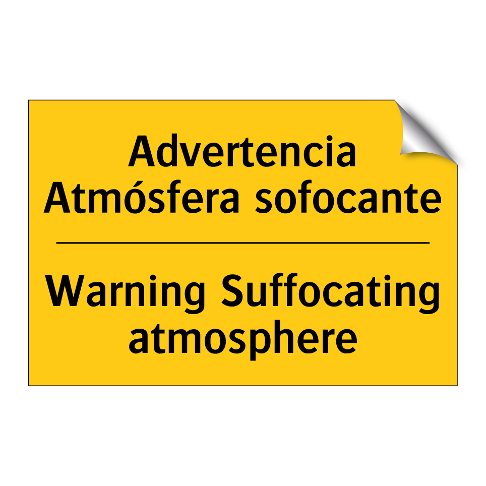 Advertencia Atmósfera sofocante - Warning Suffocating atmosphere