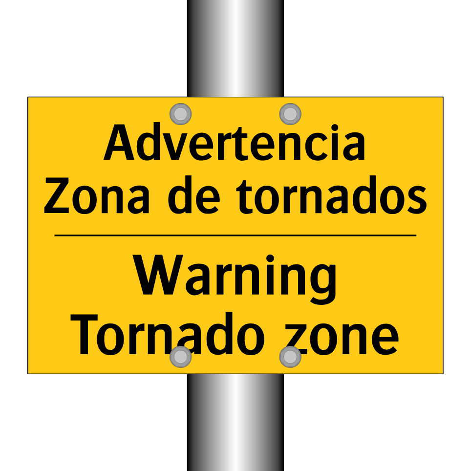 Advertencia Zona de tornados - Warning Tornado zone