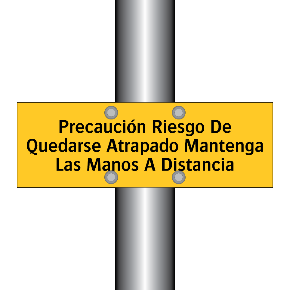 Precaución Riesgo De Quedarse Atrapado Mantenga Las Manos A Distancia