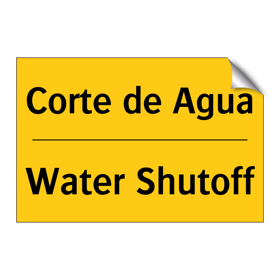 Corte de Agua - Water Shutoff