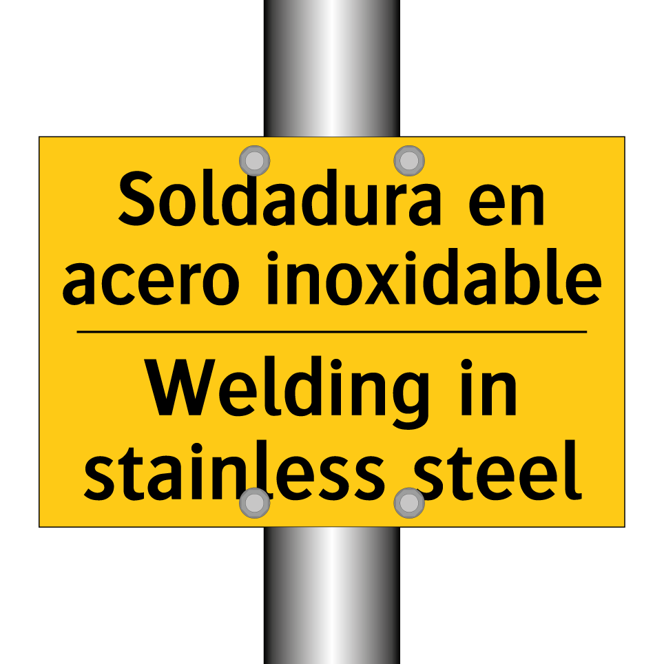 Soldadura en acero inoxidable - Welding in stainless steel